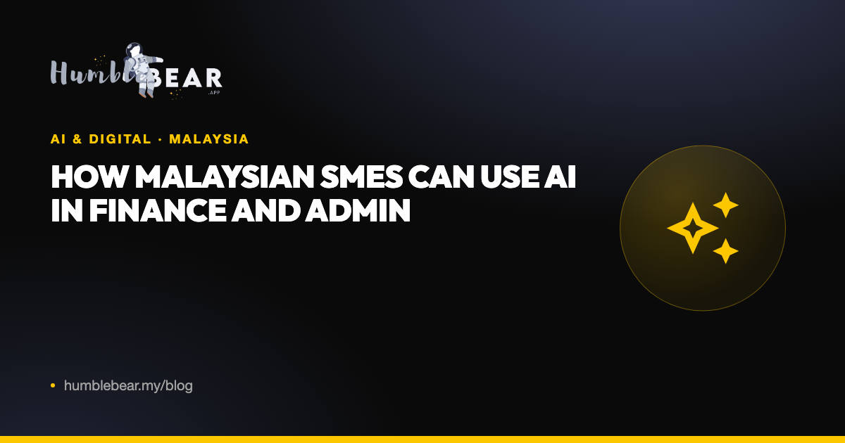 Cover: How Malaysian SMEs can use AI in finance and admin