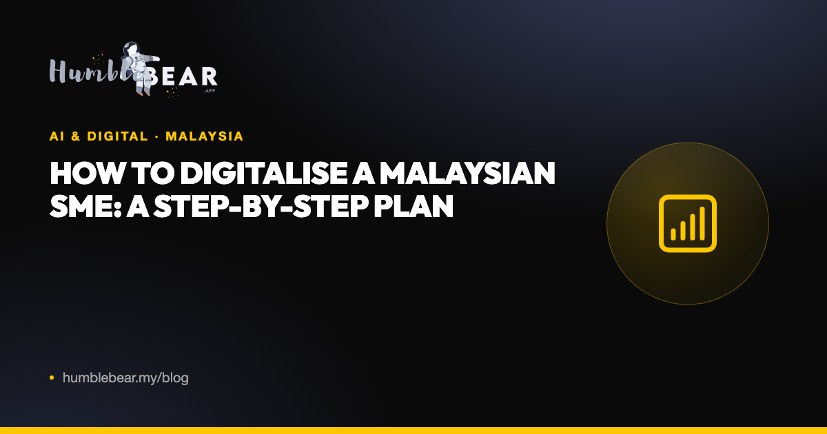 Cover: How to digitalise a Malaysian SME: a step-by-step plan