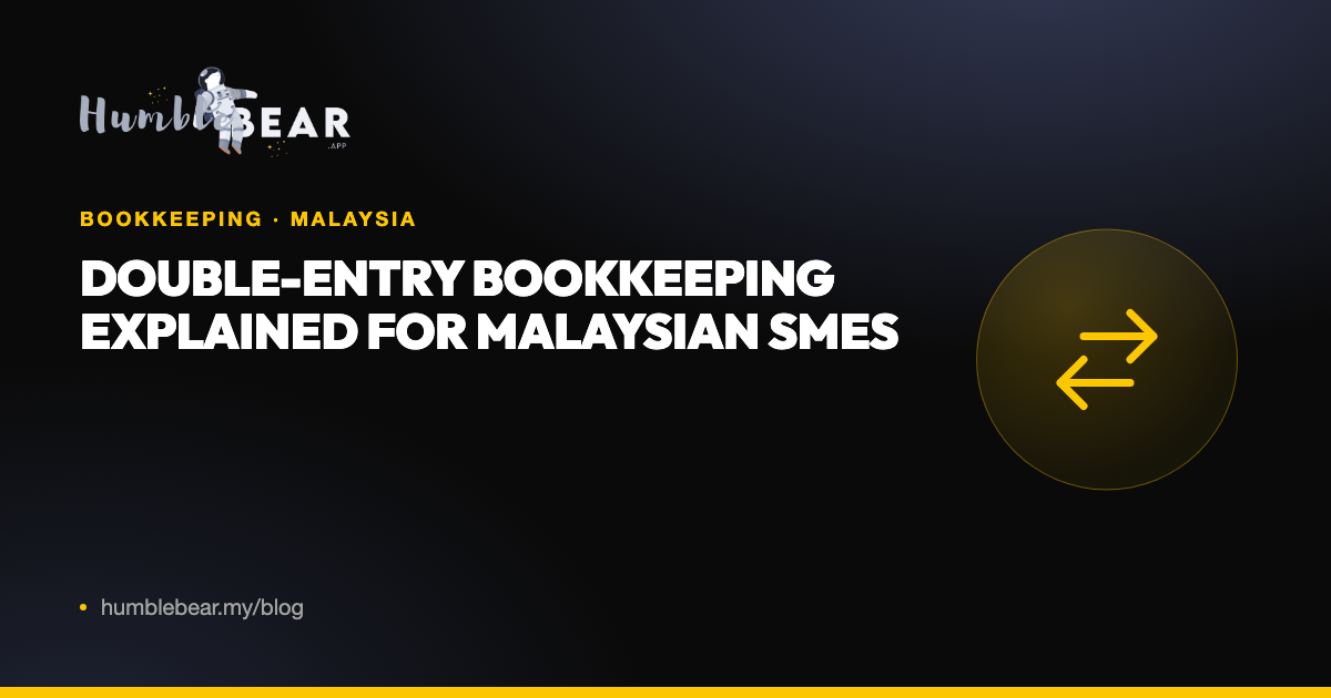 Cover: Double-entry bookkeeping explained for Malaysian SMEs