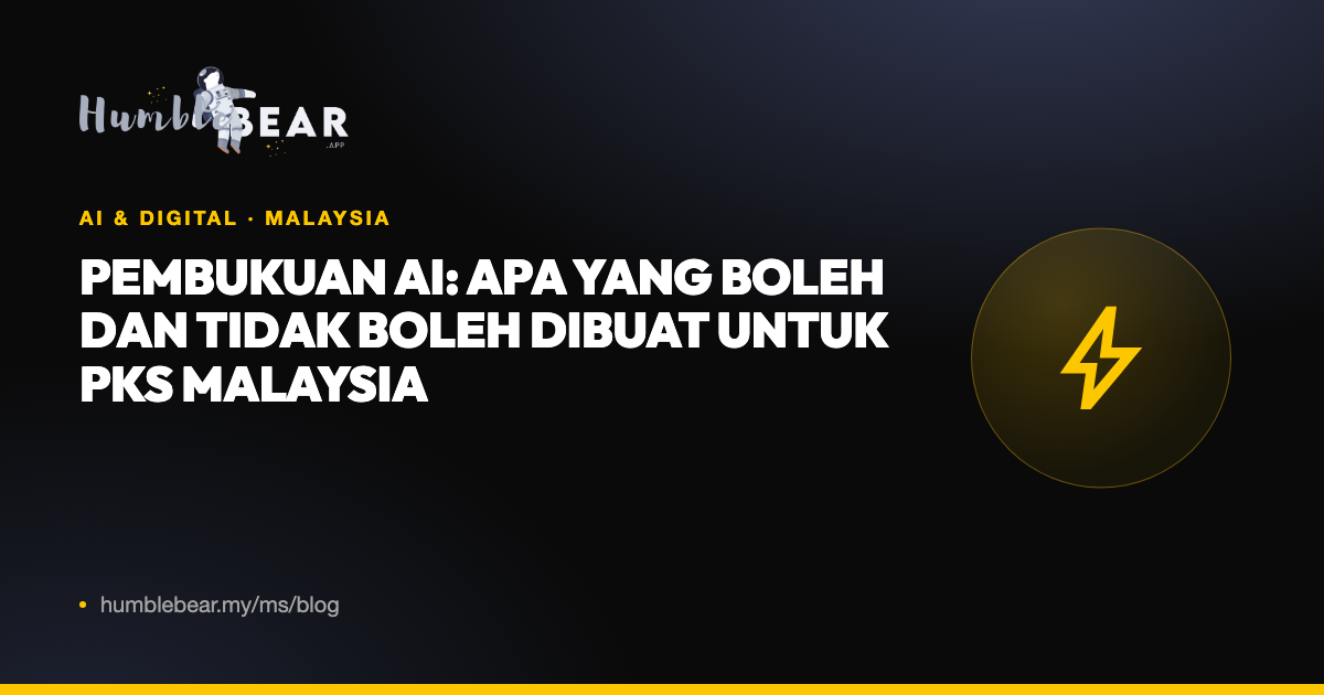 Gambar kulit: Pembukuan AI: apa yang boleh dan tidak boleh dibuat untuk PKS Malaysia