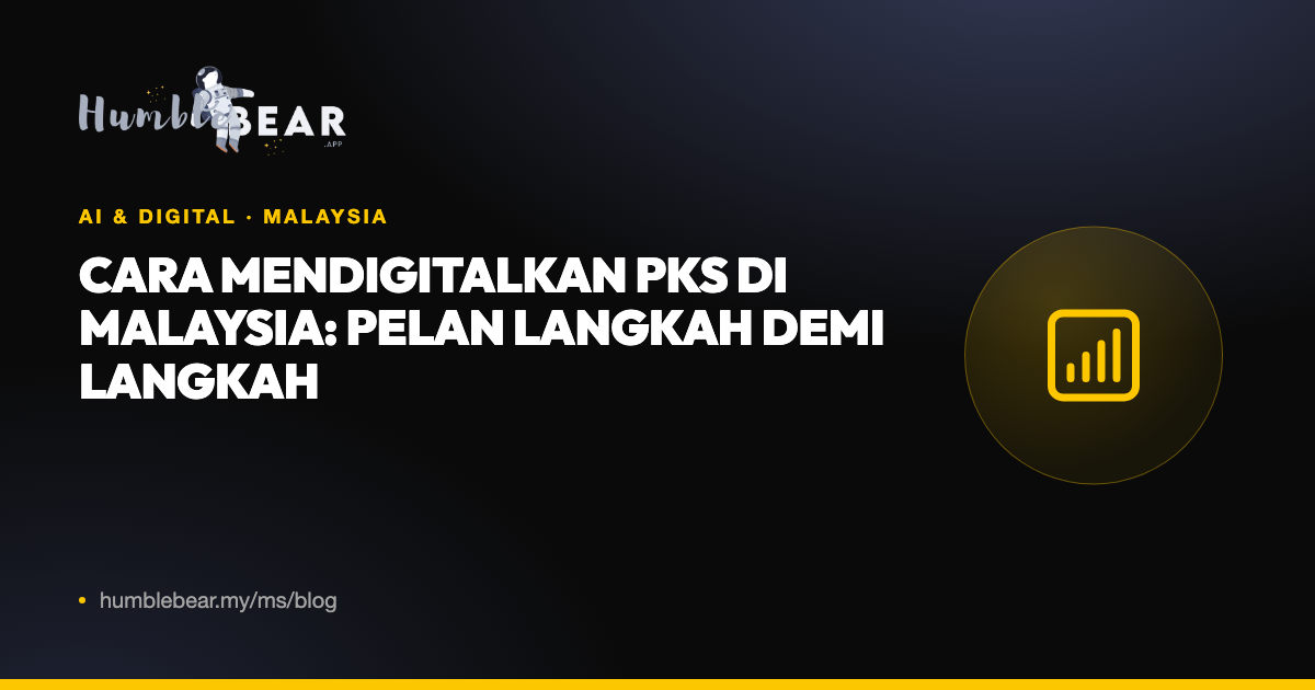 Gambar kulit: Cara mendigitalkan PKS di Malaysia: pelan langkah demi langkah