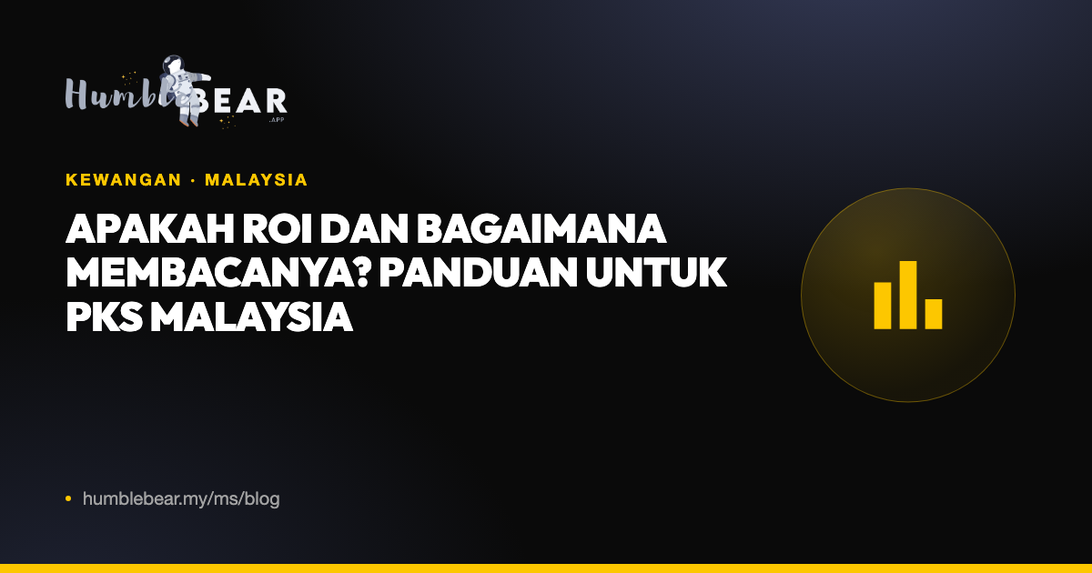 Gambar kulit: Apakah ROI dan bagaimana membacanya? Panduan untuk PKS Malaysia